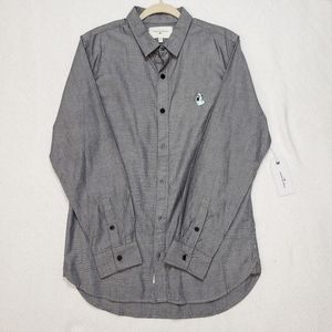 Modern Amusement button down nwt medium